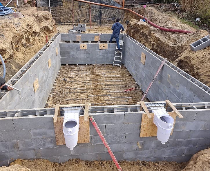 Construction de piscine, Woluwe-Saint-Pierre, Bruxelles